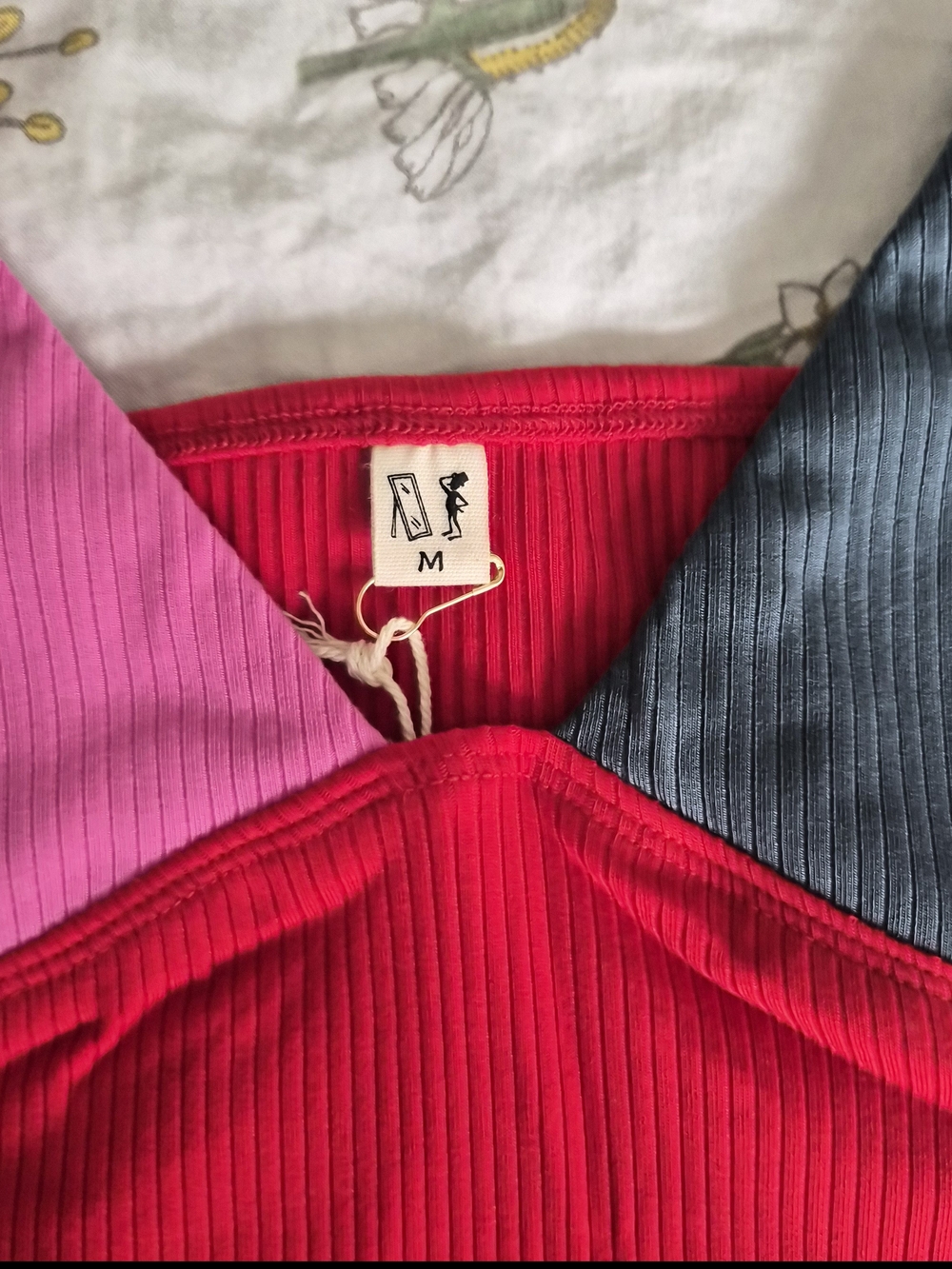 Fashion Brand Company Tank - Pink, Red & Blue - Picture 2 of 3